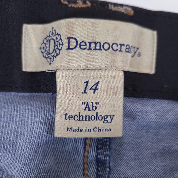 Democracy Ab Technology Slimming Boot Bootcut Jeans Size 14 - Picture 8 of 8